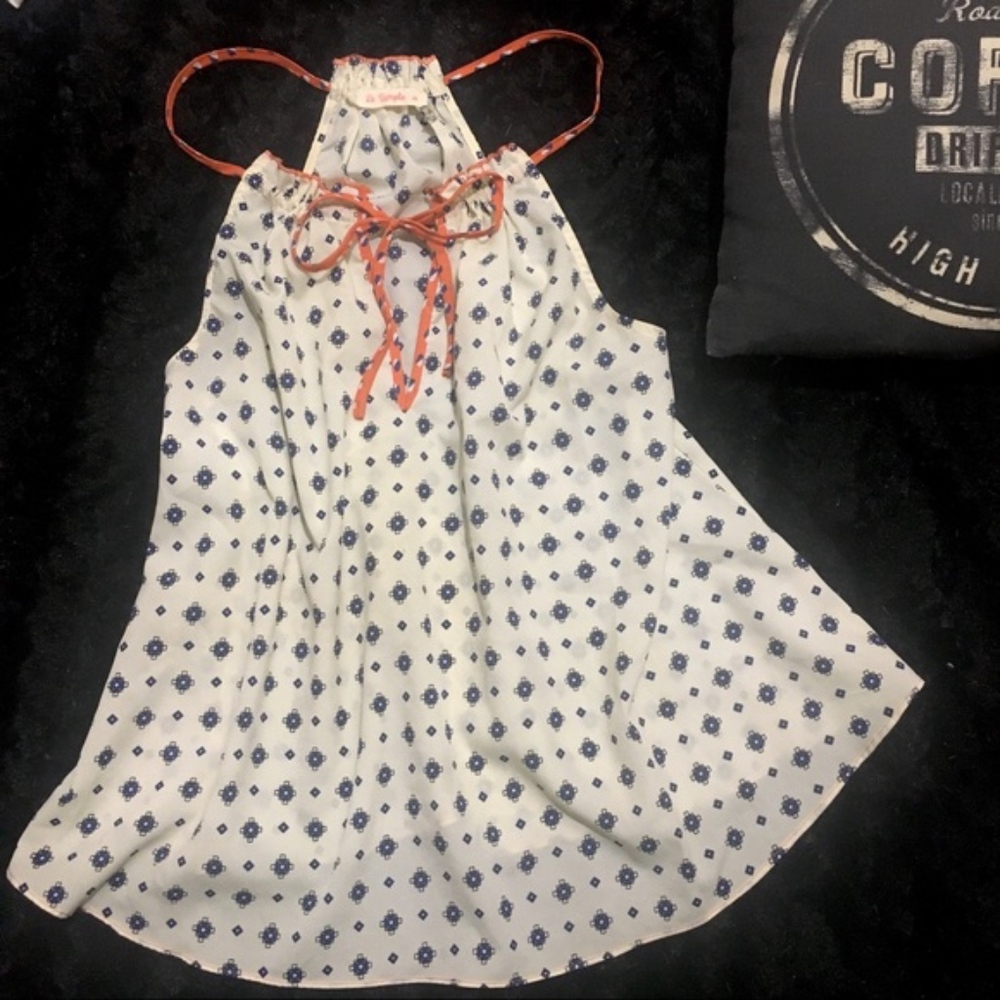 💎 LE SAMPLE ADJUSTABLE STRAP BOHO TANK TOP